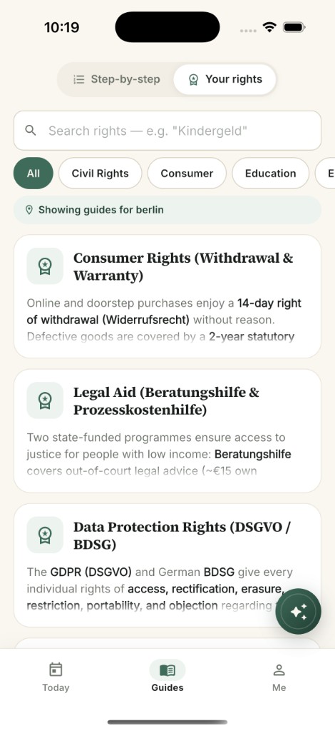 Your Rights library